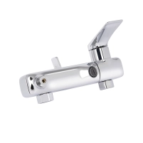 Душова система універсальна Qtap Vlasta New на три споживача (з виливом) QTVLA111GMB45651 Gunmetal Black PVD - 11 фото