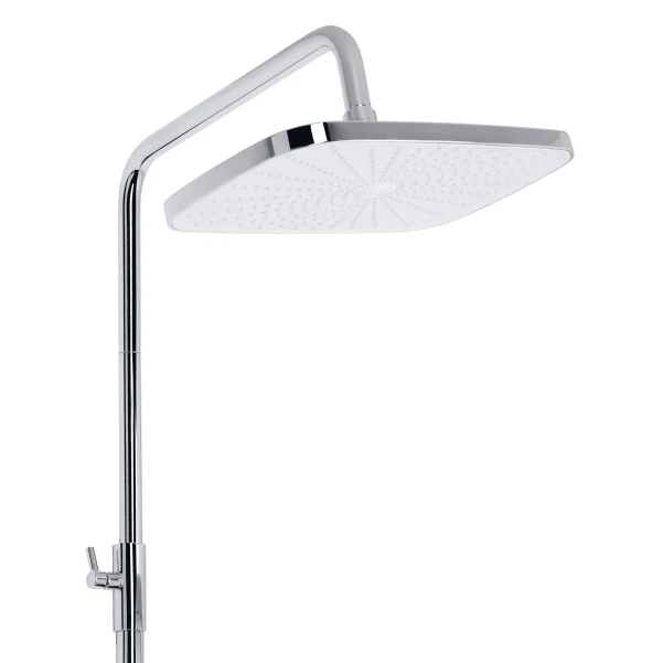 Душова система універсальна Qtap Gemini на три споживача (з виливом) QTGEM111GMB45688 Gunmetal Black PVD - 4 фото