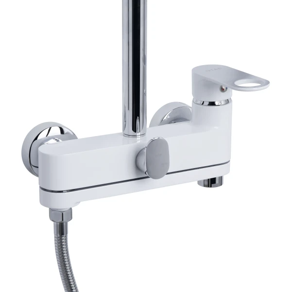Душова система універсальна Qtap Plava на три споживача (з виливом) QT1004CRM Chrome - 3 фото