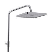 Душова система універсальна Qtap Presto на три споживача (з виливом) QTPRE111CRW45580 Chrome/White - 5 фото