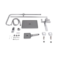 Душова система універсальна Qtap Presto на три споживача (з виливом) QTPRE111CRW45580 Chrome/White - 8 фото