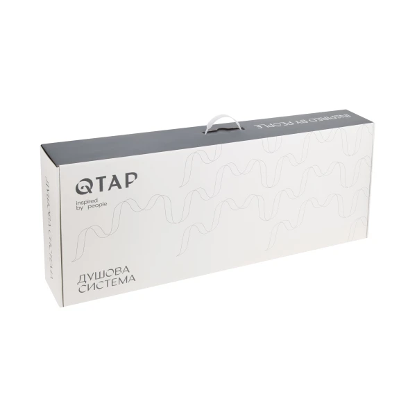 Душова система універсальна Qtap Presto на три споживача (з виливом) QTPRE111CRW45580 Chrome/White - 10 фото