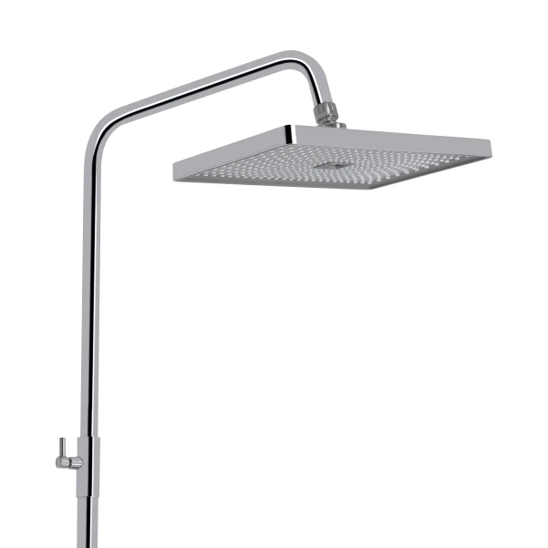 Душова система універсальна Qtap Presto на три споживача (з виливом) QTPRE111CRW45580 Chrome/White - 5 фото