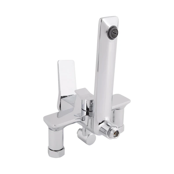 Душова система універсальна Qtap Presto на три споживача (з виливом) QTPRE111CRW45580 Chrome/White - 7 фото
