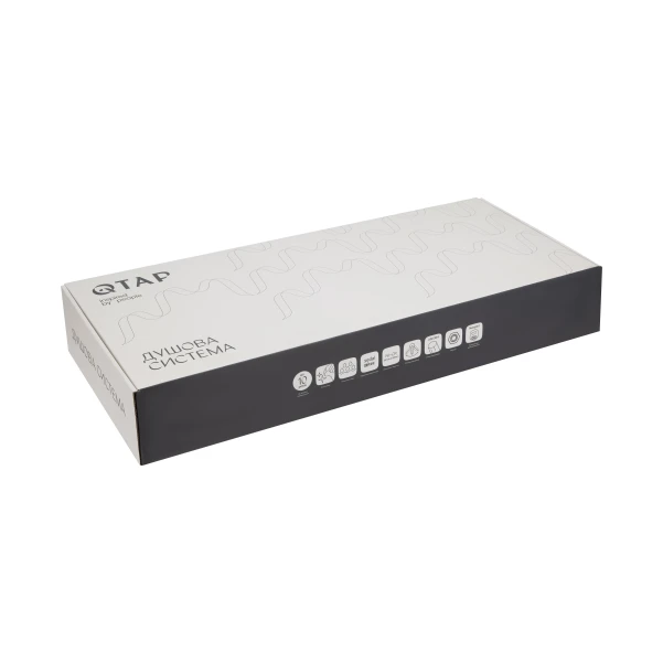 Душова система універсальна Qtap Presto на три споживача (з виливом) QTPRE111CRW45580 Chrome/White - 9 фото