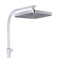 Душова система універсальна Qtap Swan Cascada на три споживача (з виливом) QTSWA111CRW45570 Chrome/White - 5 фото