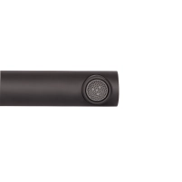 Излив для систем скрытого монтажа Qtap Vytok 240 мм округлый QTVYT246BLM45935 Black Matt - 2 фото