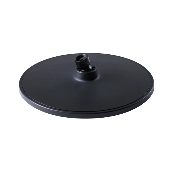 Лейка для верхнего душа Qtap Hlavova 230 мм округлая QTHLAVA228O1ZBB Black Matt - 2 фото
