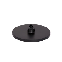 Лейка для верхнего душа Qtap Hlavova D 250 мм округлая QTHLA107BLM45949 Black Matt - 2 фото