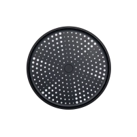 Лейка для верхнего душа Qtap Hlavova D 250 мм округлая QTHLA107BLM45949 Black Matt - 3 фото