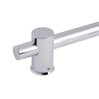 Душова стійка з тримачем універсальна Qtap Lepit 705 мм прямокутна QTLEP82103NB Black Matt - 3 фото