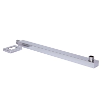 Кронштейн для верхнего душа Qtap Trubice 400 мм прямоугольный QTTRU120CRM45928 Chrome - 3 фото
