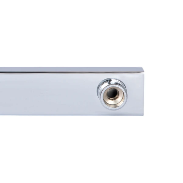 Кронштейн для верхнего душа Qtap Trubice 400 мм прямоугольный QTTRU120CRM45928 Chrome - 2 фото
