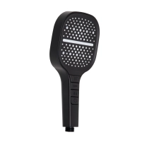 Лійка для ручного душу Qtap Rucni 140*110 мм QTRUC125BLM45961 Black Matt