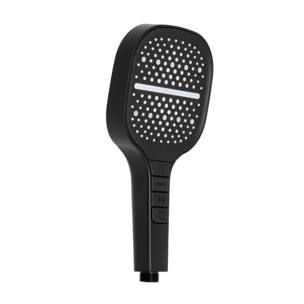 Лійка для ручного душу Qtap Rucni 140*110 мм QTRUC125BLM45961 Black Matt