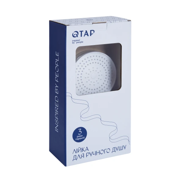 Лейка для ручного душа Qtap Rucni D 130 мм округлая QTRUC125CRM45950 Chrome - 3 фото