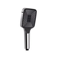 Лійка для ручного душу Qtap Rucni 140x95 мм прямокутна QTRUC125BLM45959 Black Matt