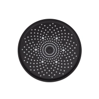 Лейка для верхнего душа Qtap Hlavova D 230 мм округлая QTHLA107BLM45788 Black Matt - 2 фото