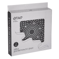 Лейка для верхнего душа Qtap Hlavova D 230 мм округлая QTHLA107BLM45788 Black Matt - 3 фото