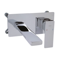 Змішувач для раковини Qtap Gemini прихованого монтажу QTGEM273GMB45695 Gunmetal Black PVD