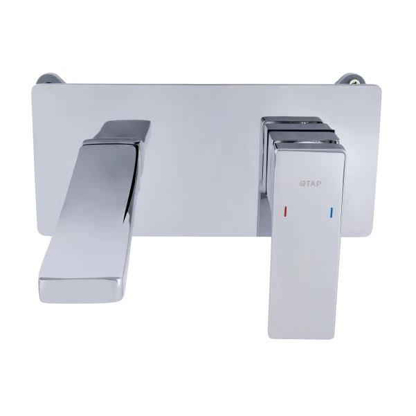 Змішувач для раковини Qtap Gemini прихованого монтажу QTGEM273GMB45695 Gunmetal Black PVD - 2 фото