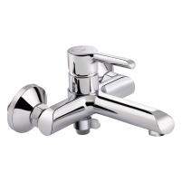 Змішувач для ванни Qtap Grand (з душовим гарнітуром) QTGRAWCR006 Chrome/White - 2 фото