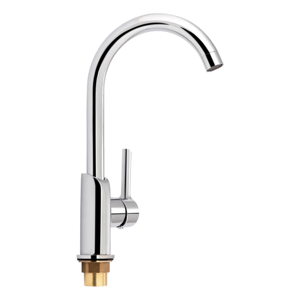 Змішувач для кухні Qtap Grand QTGRAWCR007F Chrome/White
