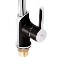 Смеситель для кухни Qtap Grand QTGRABCR007F Chrome/Black - 3 фото