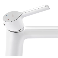Смеситель для раковины Qtap Grand QTGRAWCR001F White - 3 фото