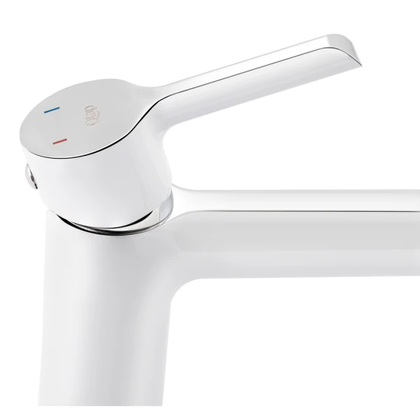 Смеситель для раковины Qtap Grand QTGRAWCR001F White - 3 фото