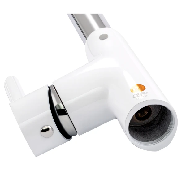 Смеситель для кухни Qtap Grand QTGRAWCR007F Chrome/White - 2 фото