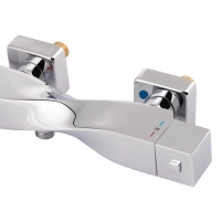 Смеситель для душа Qtap Zkrouceny термостатический QTZKR40T105C Chrome - 2 фото