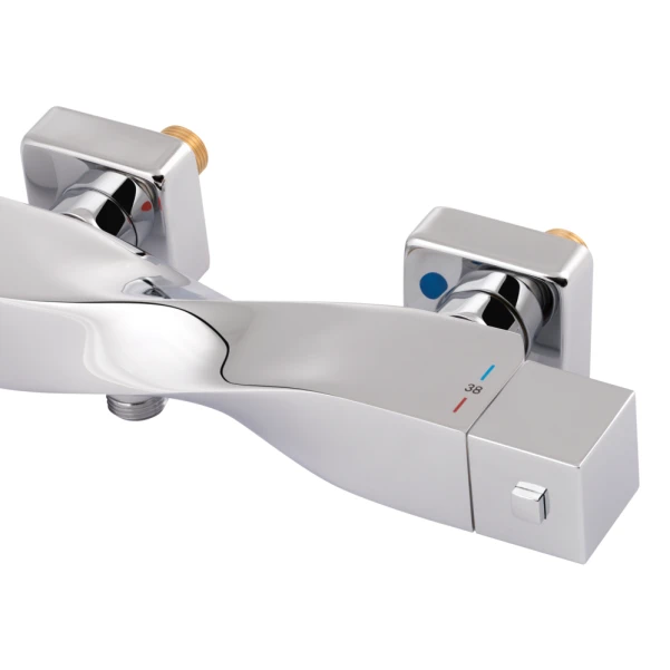 Смеситель для душа Qtap Zkrouceny термостатический QTZKR40T105C Chrome - 2 фото