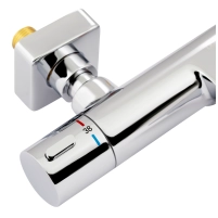 Смеситель для ванны Qtap Votice термостатический QVTC30T105GC Chrome - 2 фото