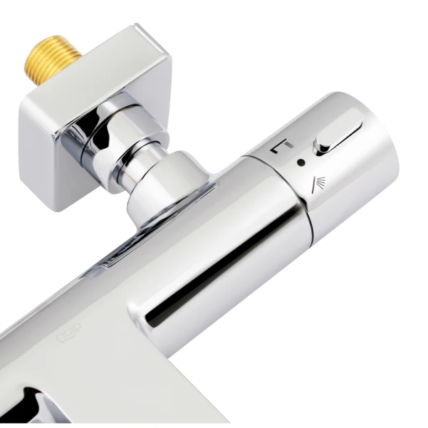 Смеситель для ванны Qtap Votice термостатический QVTC30T105GC Chrome - 3 фото