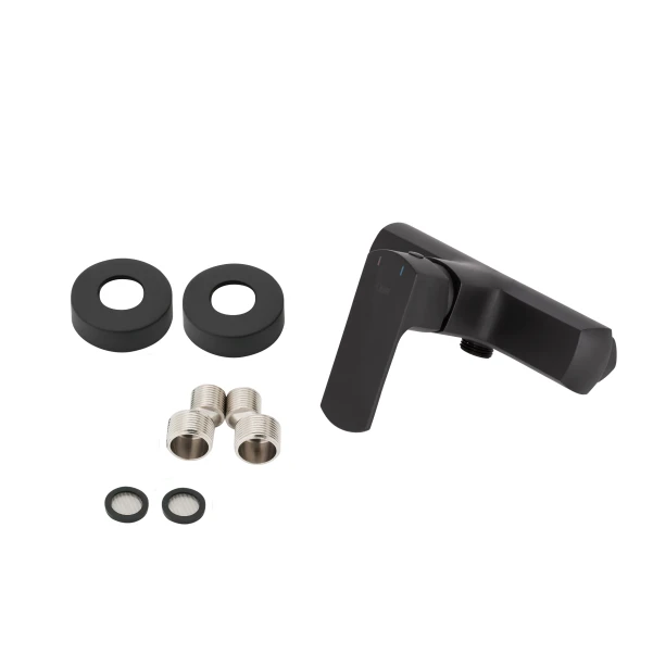 Смеситель для душа Qtap Lipno QTLIPNO4023101CB Black Matt - 3 фото