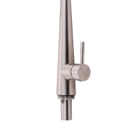 Смеситель для кухни Qtap Evicka с выдвижным изливом QTEVI91103UN Brushed Nickel PVD - 3 фото
