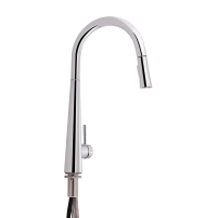 Змішувач для кухні Qtap Grand QTGRABCR007F Chrome/Black