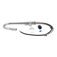 Змішувач для кухні Qtap Grand QTGRABCR007F Chrome/Black - 7 фото