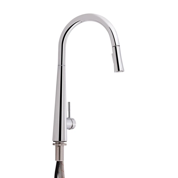 Змішувач для кухні Qtap Grand QTGRABCR007F Chrome/Black