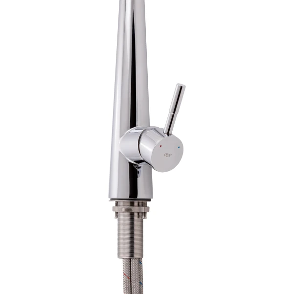 Змішувач для кухні Qtap Grand QTGRABCR007F Chrome/Black - 4 фото