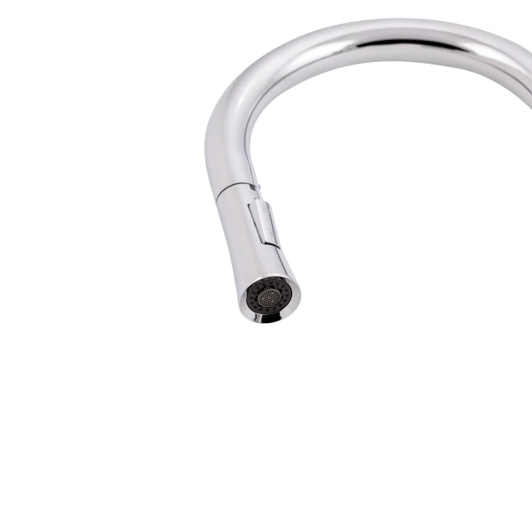 Змішувач для кухні Qtap Grand QTGRABCR007F Chrome/Black - 5 фото