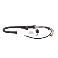 Смеситель для кухни Qtap Baruska с выдвижным изливом QTBAR9137103UB Black Matt - 7 фото