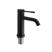 Змішувач для раковини Qtap Slavonice QTSLA1042103B Black Matt