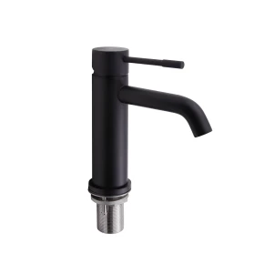 Змішувач для раковини Qtap Slavonice QTSLA1042103B Black Matt
