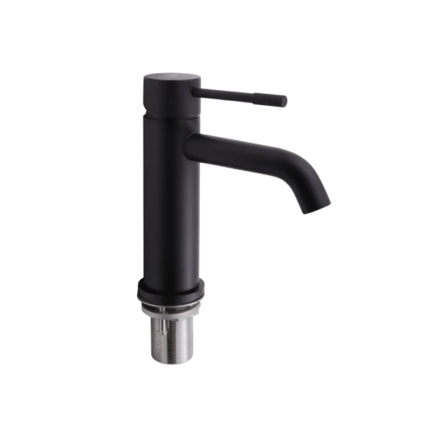 Змішувач для раковини Qtap Slavonice QTSLA1042103B Black Matt