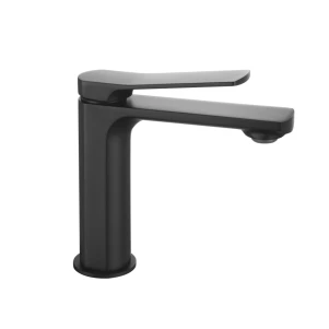 Змішувач для раковини Qtap Slavonice QTSLA270GMB45924 Gunmetal Black PVD