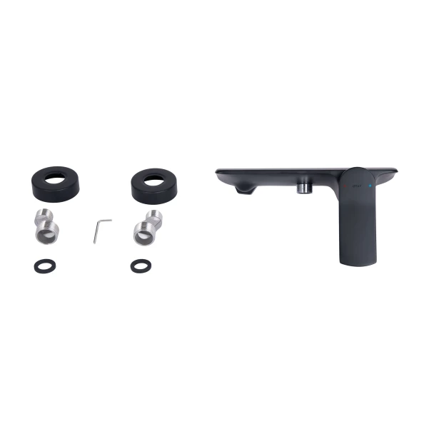 Смеситель для душа Qtap Slavonice QTSLA266BLM45908 Black Matt - 3 фото