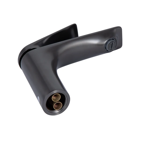 Смеситель для раковины Qtap Vlasta New QTVLA270GMB45641 Gunmetal Black PVD - 2 фото