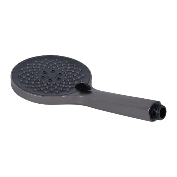 Смеситель для ванны Qtap Vlasta New (c душевым гарнитуром) QTVLA259GMB45643 Gunmetal Black PVD - 4 фото